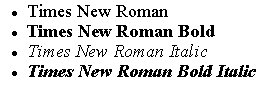 times new roman